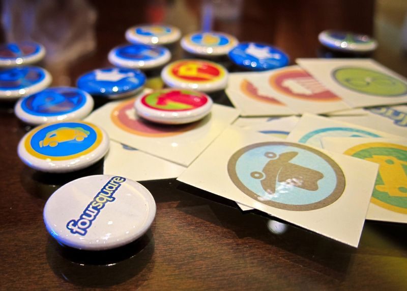 Giới marketing đang hào hứng hưởng ứng trào lưu áp dụng game vào chiến lược marketing của Foursquare
