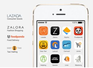 4 đứa con của Rocket Internet tại Việt Nam gồm: Lazada, Zalora, Foodpanda, Easy Taxi