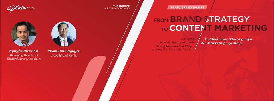 Từ Chiến lược thương hiệu đến Marketing nội dung – Plato Brand Talk #1