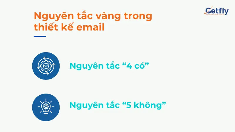 Nguyên tắc vàng trong thiết kế email