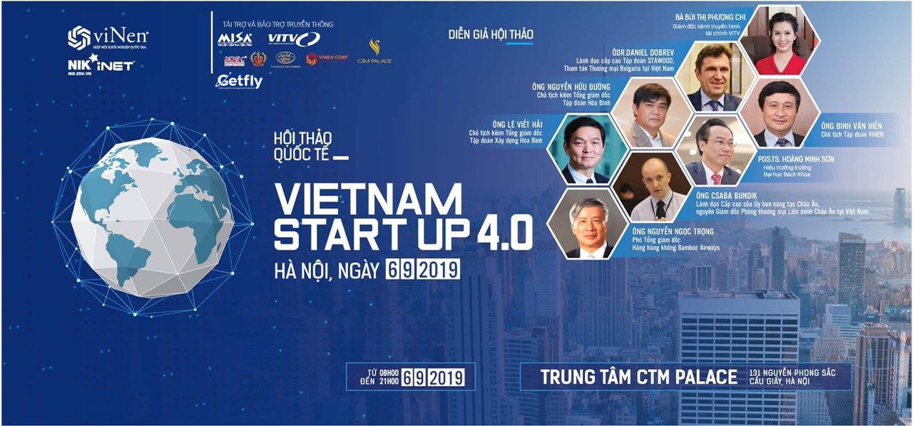 Getffly đồng hàng cùng hội thảo quốc tế Vietnam Startup 4.0