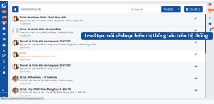 Lead trong phần mềm CRM