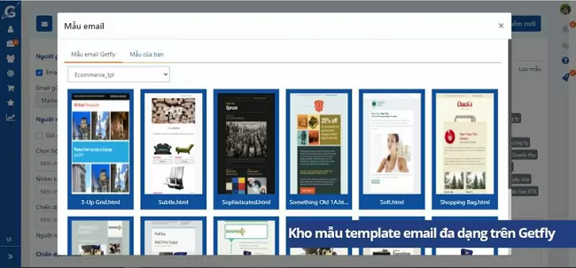 Thiết kế template email Marketing trên hệ thống Getfly CRM