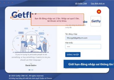 Bản cập nhật phầm mềm Getfly CRM phiên bản 5.0.29