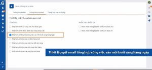 Nhắc nhở tự động công việc đến thời gian bắt đầu - kết thúc