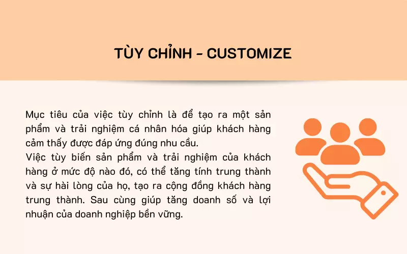 Cá biệt hóa theo từng khách hàng (Customize)