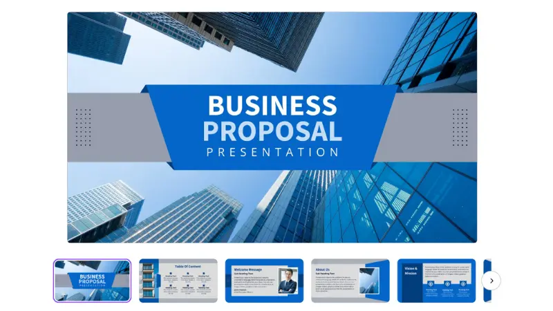 Mẫu Business Proposal Agency 3